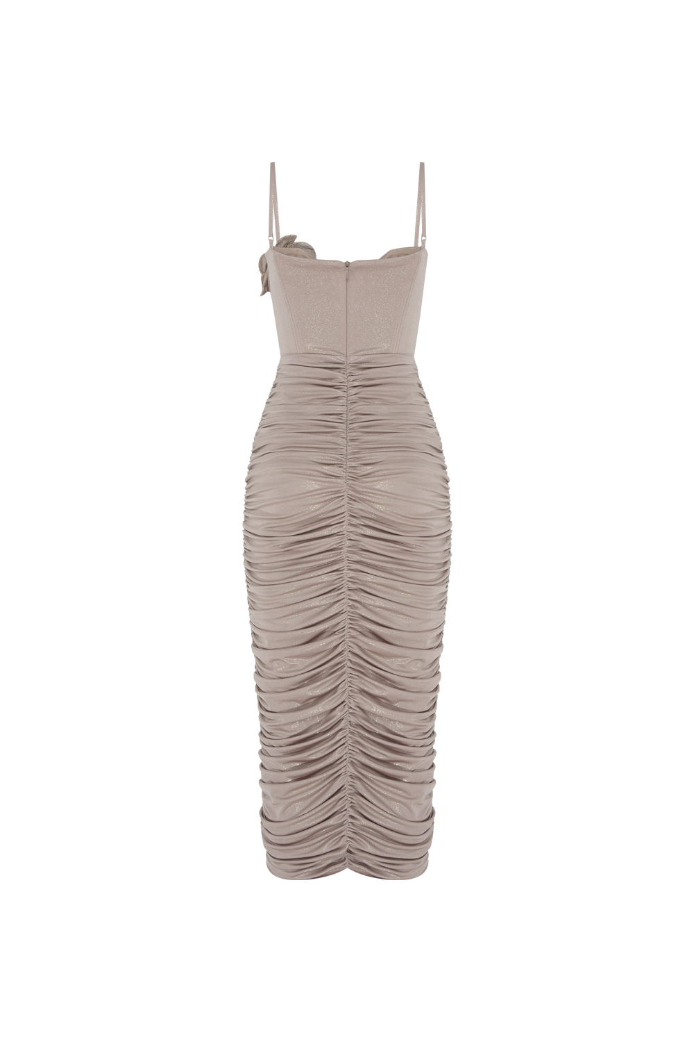 VESTIDO MÍDI DUNE JERSEY BEGE