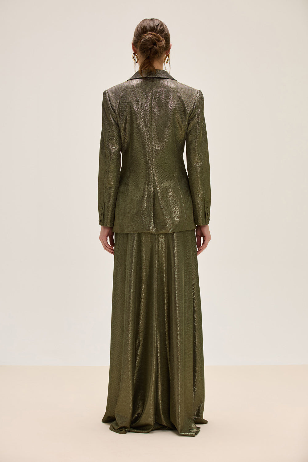 SAIA LONGA LUREX ASTER PRETO