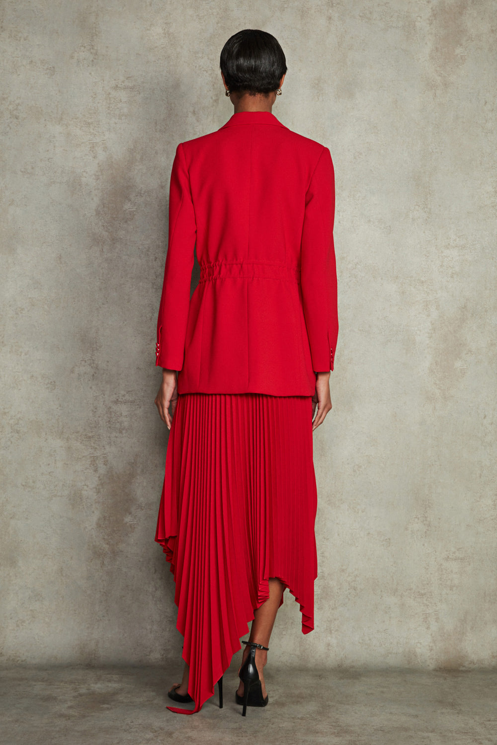 BLAZER CREPE ALICE VERMELHO