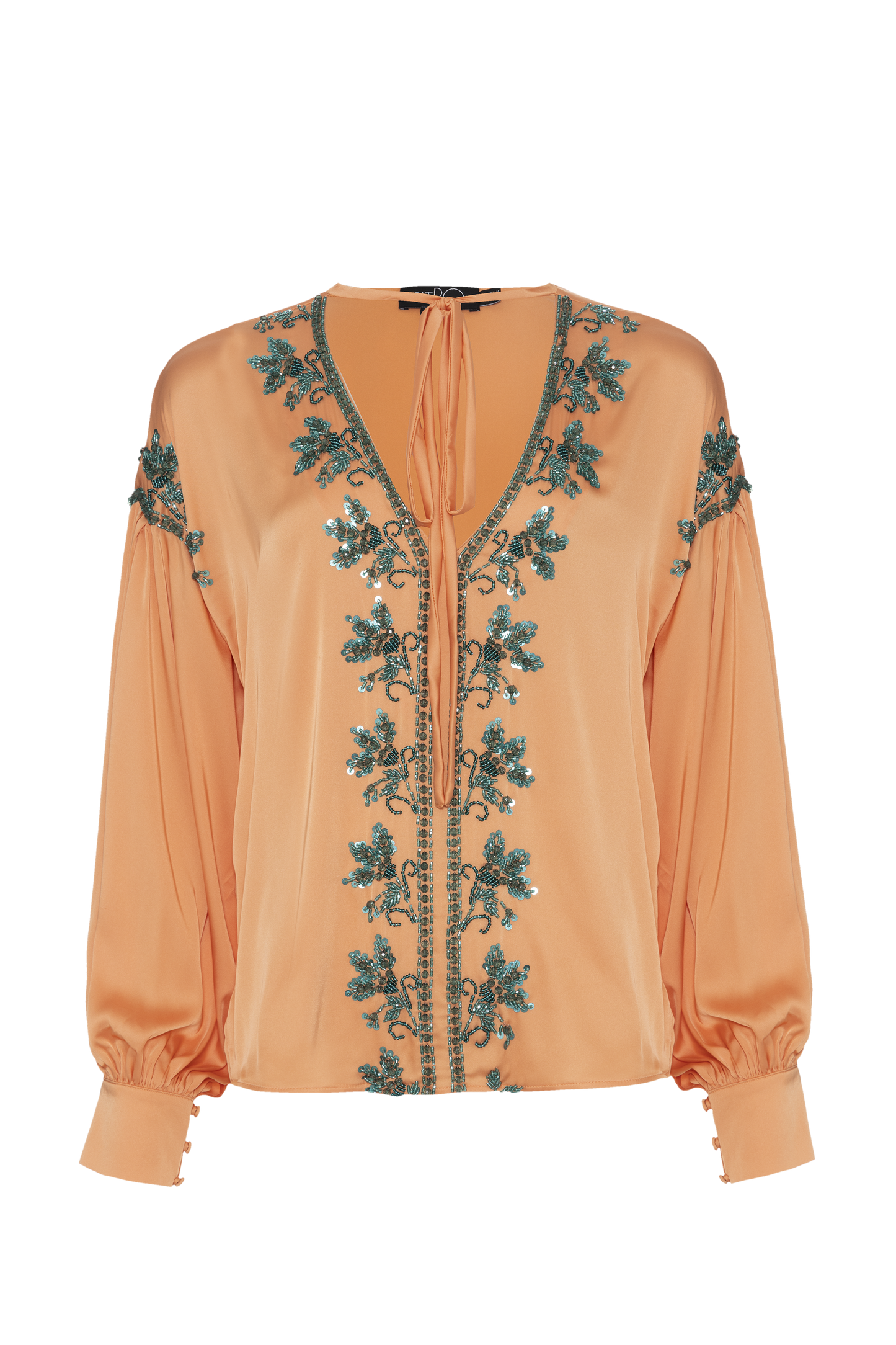 BLUSA CETIM SUNSET LARANJA