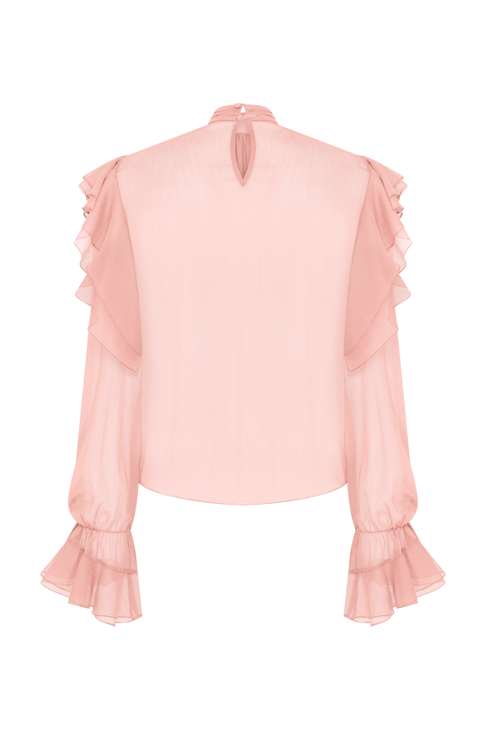 BLUSA CHIFFON DAYDREAM LARANJA CLARO