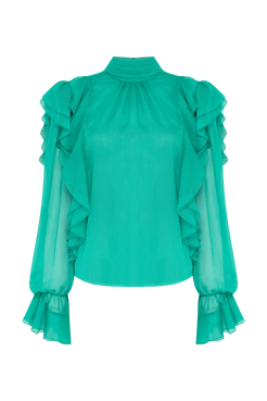 BLUSA CHIFFON DAYDREAM VERDE