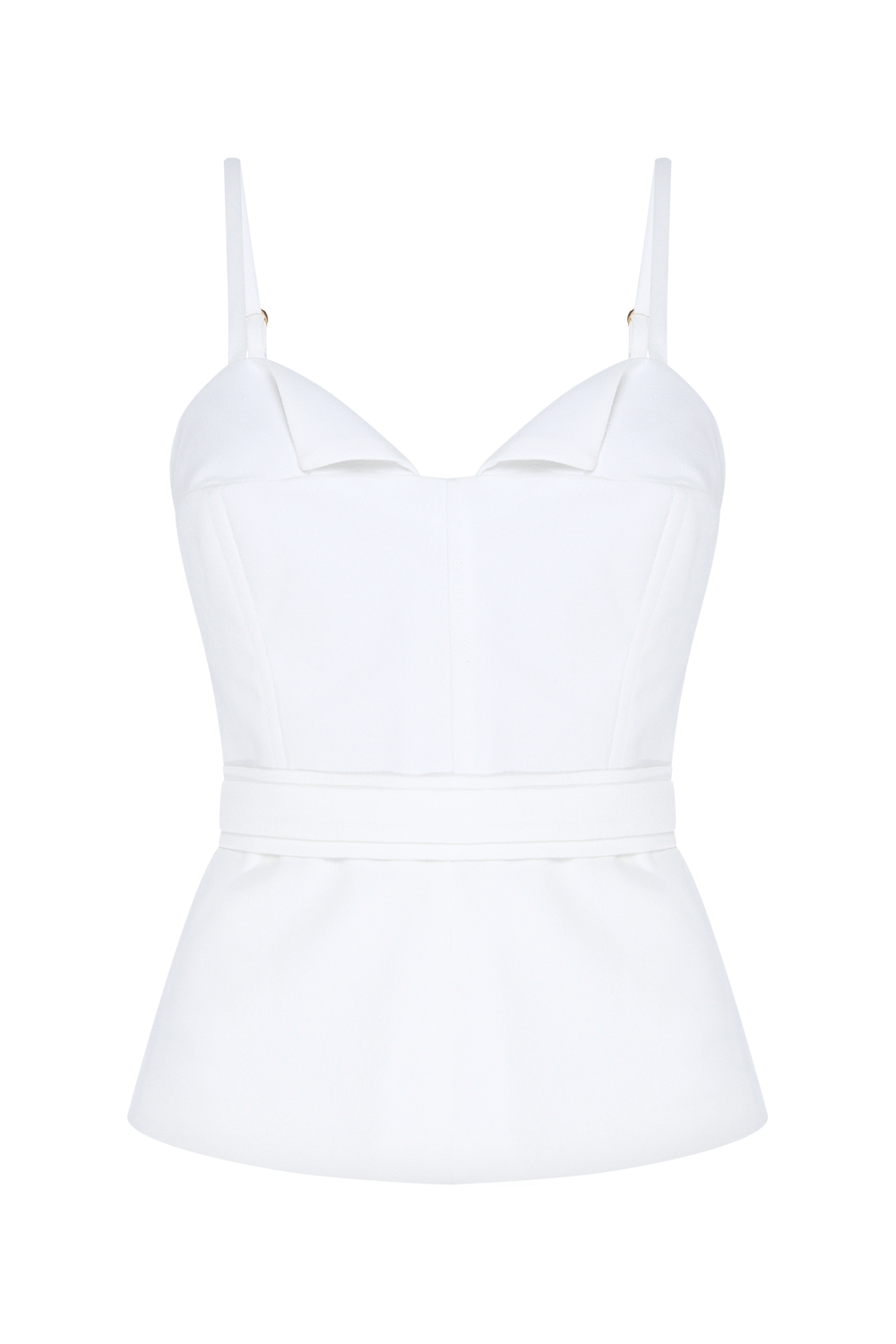 BLUSA DUAL CREPE OFF WHITE
