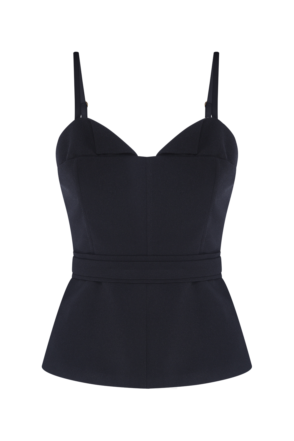 BLUSA DUAL CREPE PRETO