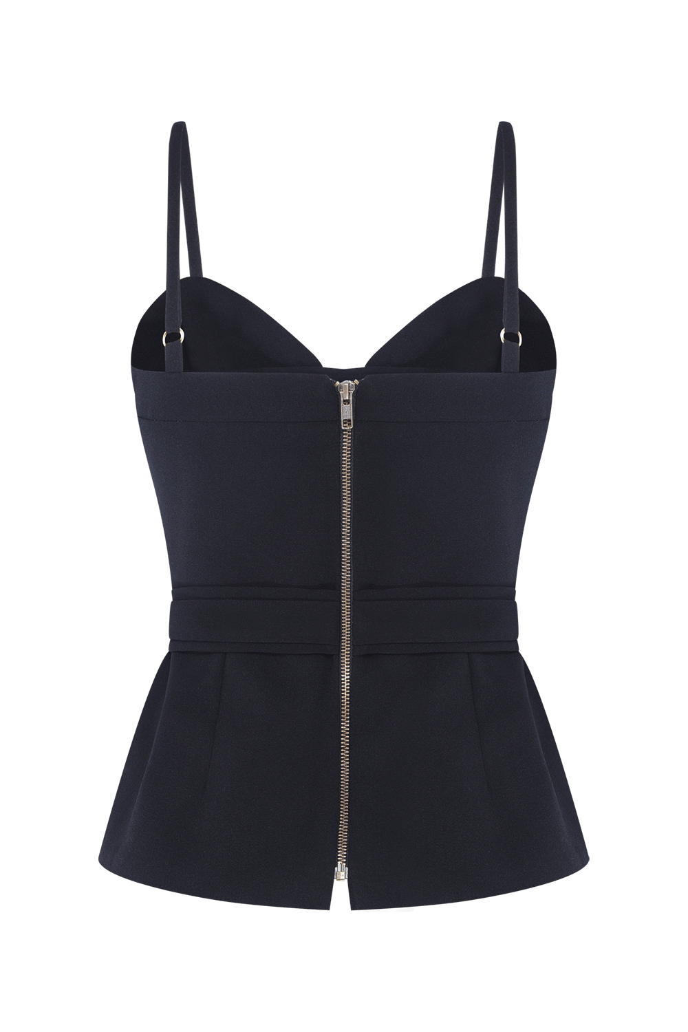 BLUSA DUAL CREPE PRETO
