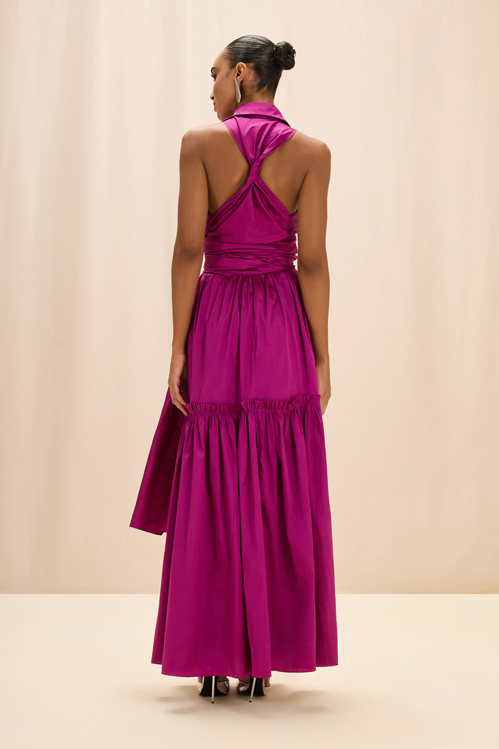 BLUSA TAFETÁ SAFIRA ROXO