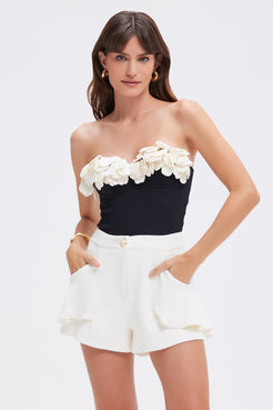 SHORT BREEZE JACQUARD OFF WHITE