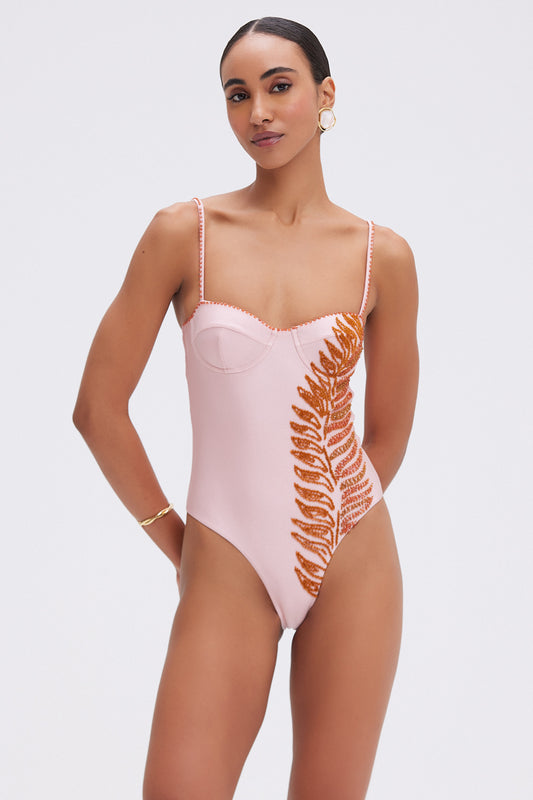 BODY LAGOA LYCRA ROSA