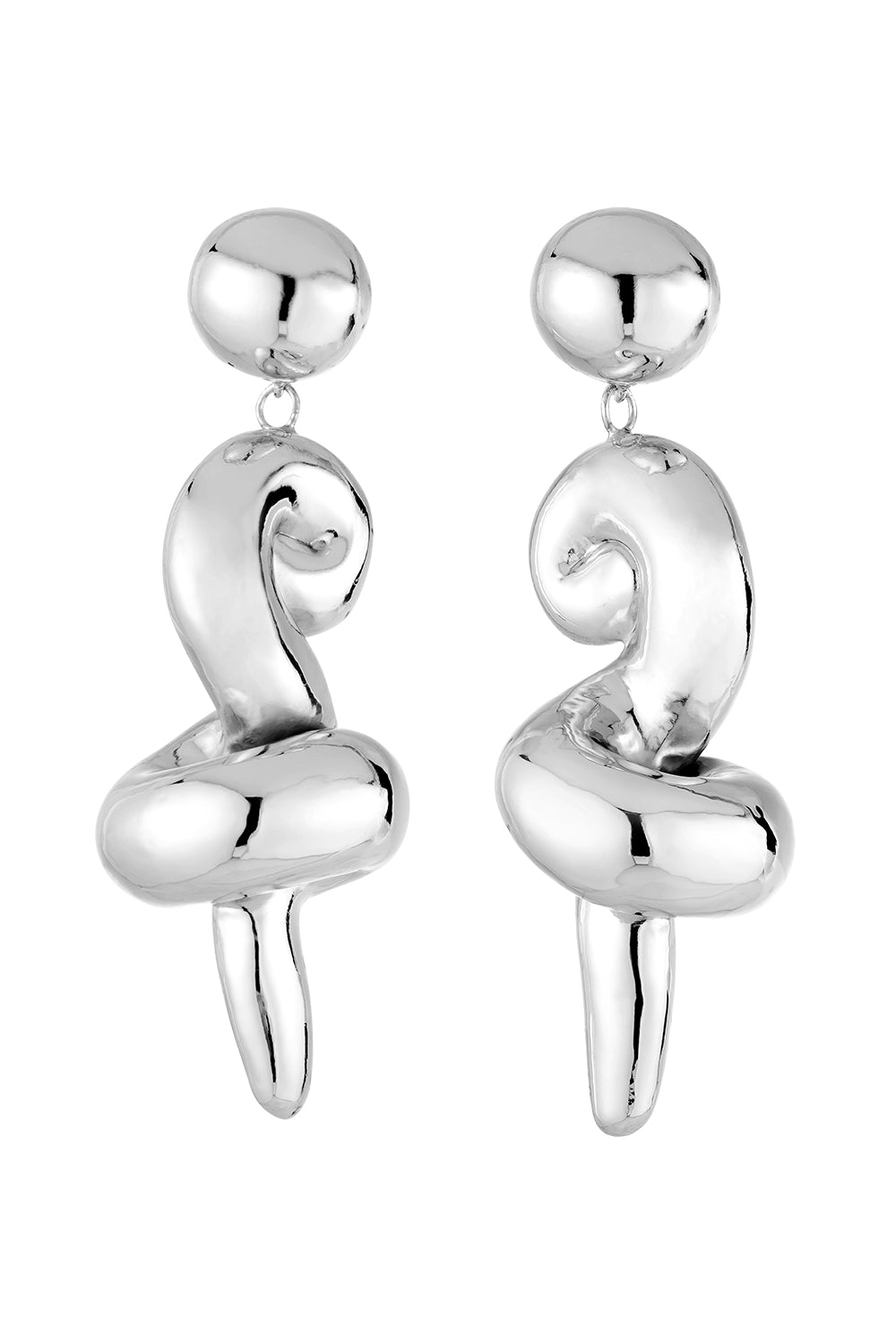 BRINCO CARACOL PRATA