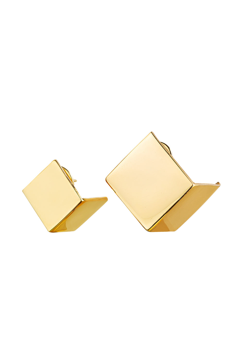 BRINCO CUBOS ASSIMÉTRICO DOURADO