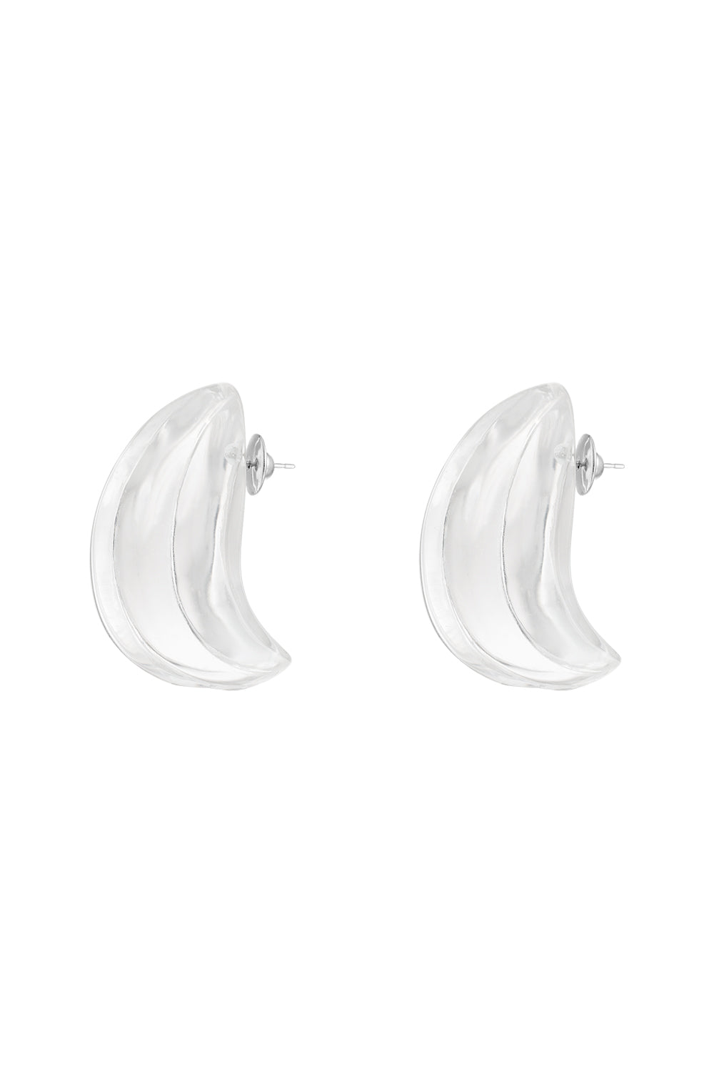 BRINCO PUFFER CRISTAL INCOLOR