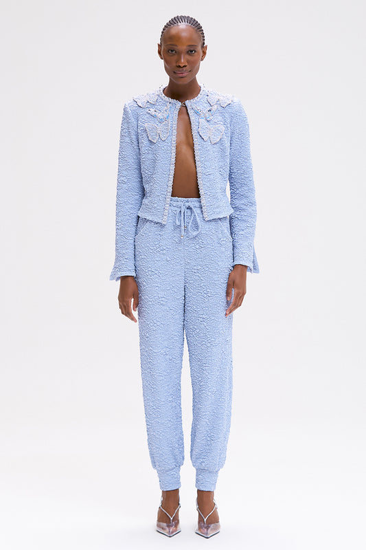 CALÇA PAPILON JACQUARD AZUL