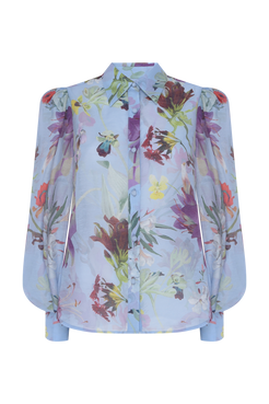 CAMISA CAROL PRINT AZUL