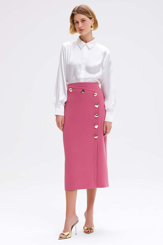 CAMISA CETIM SEDA OFF WHITE