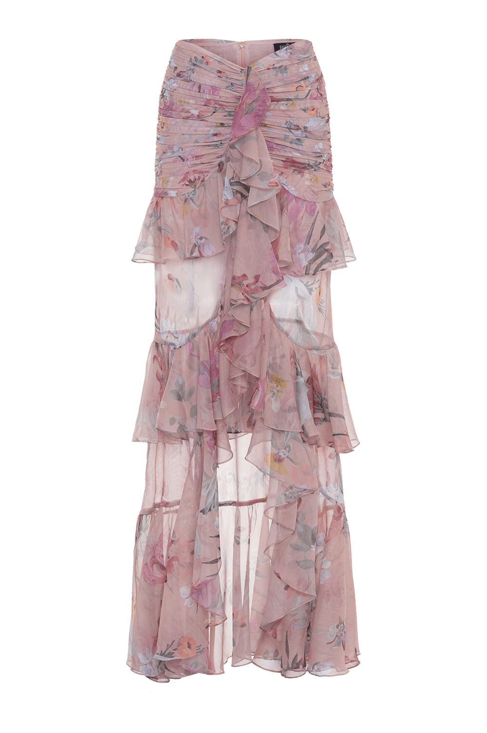 SAIA LONGA CAROL PRINT LARANJA