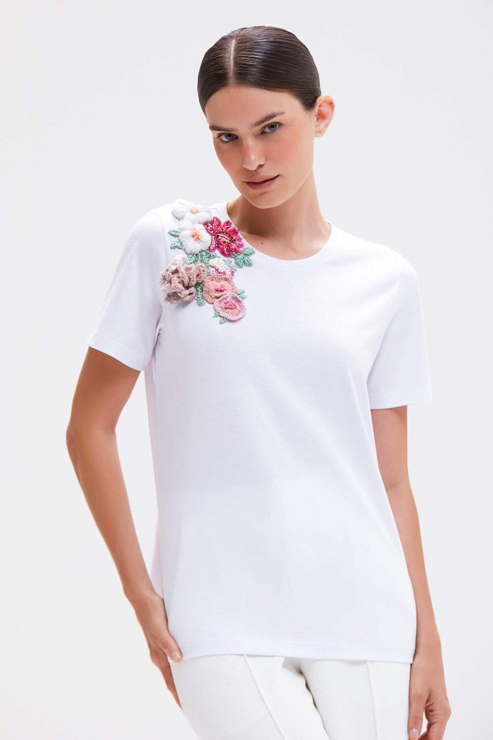 CAMISETA CAROL PRINT OFF WHITE
