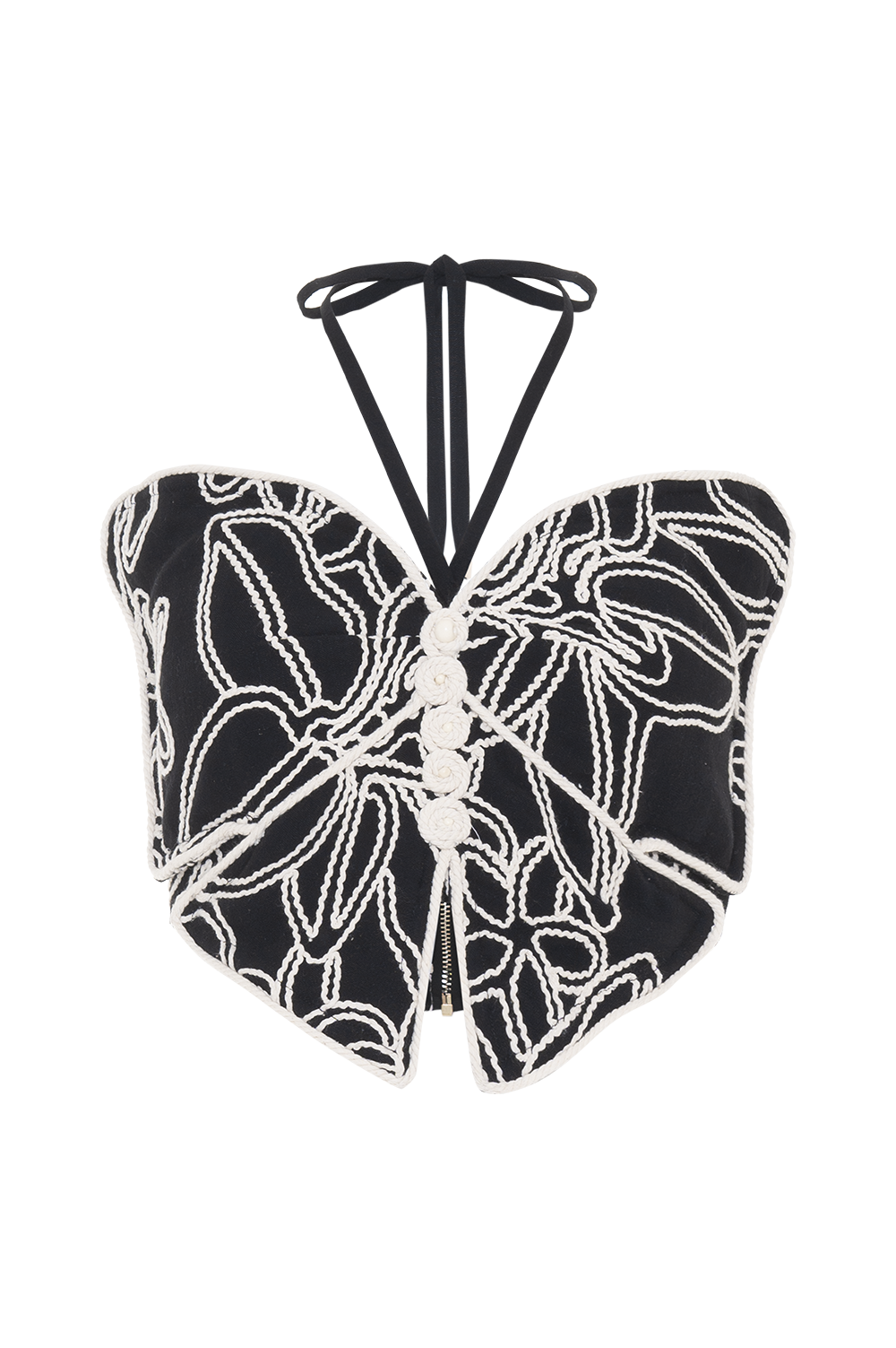 TOP LINHO ASAS  PRETO