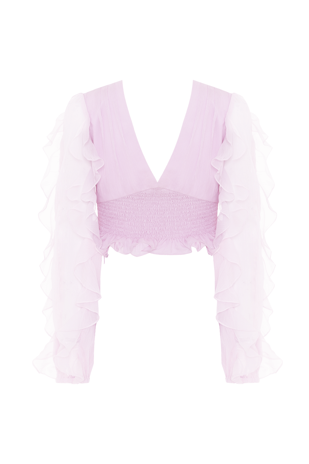 TOP CHIFFON WONDERLAND ROSA CLARO