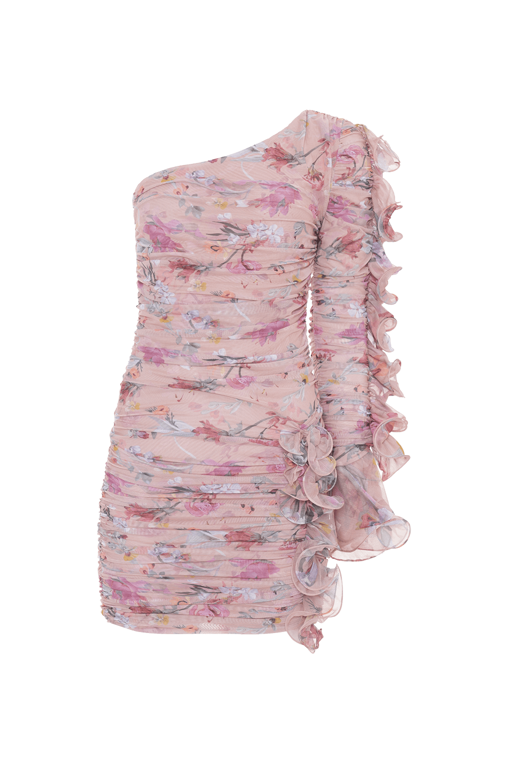 VESTIDO CURTO CAROL PRINT LARANJA