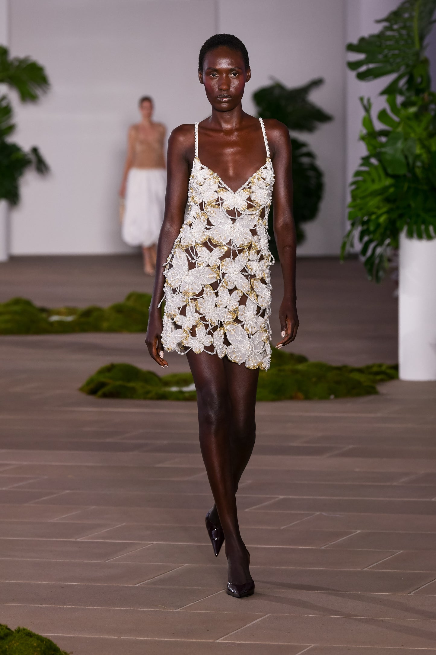 VESTIDO CURTO TULE OFF WHITE