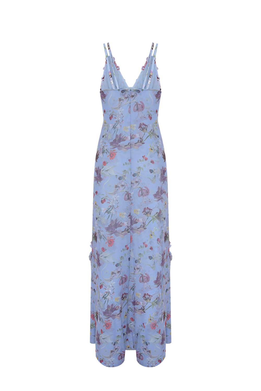 VESTIDO LONGO CAROL PRINT AZUL