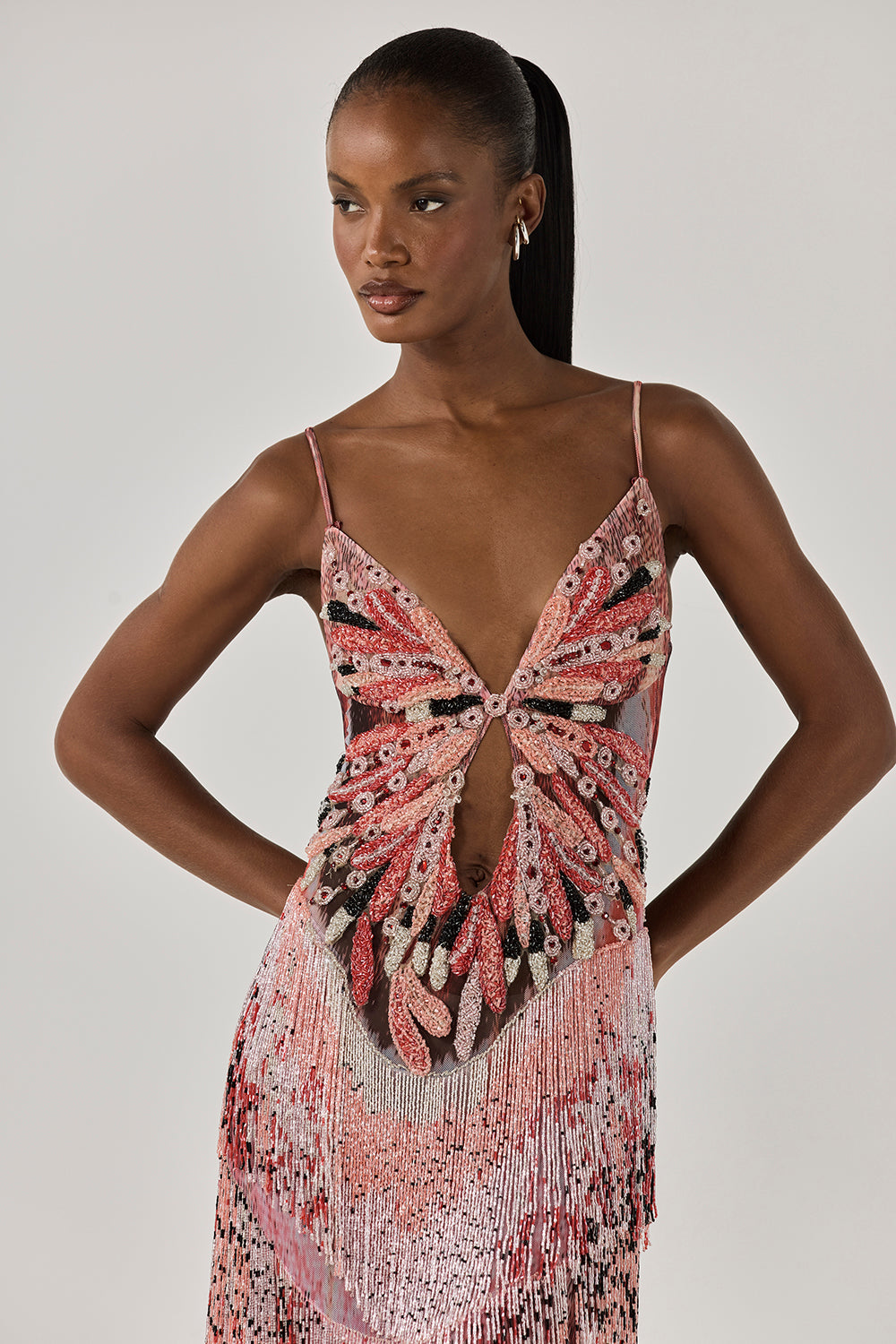 VESTIDO LONGO PAPILON LARANJA