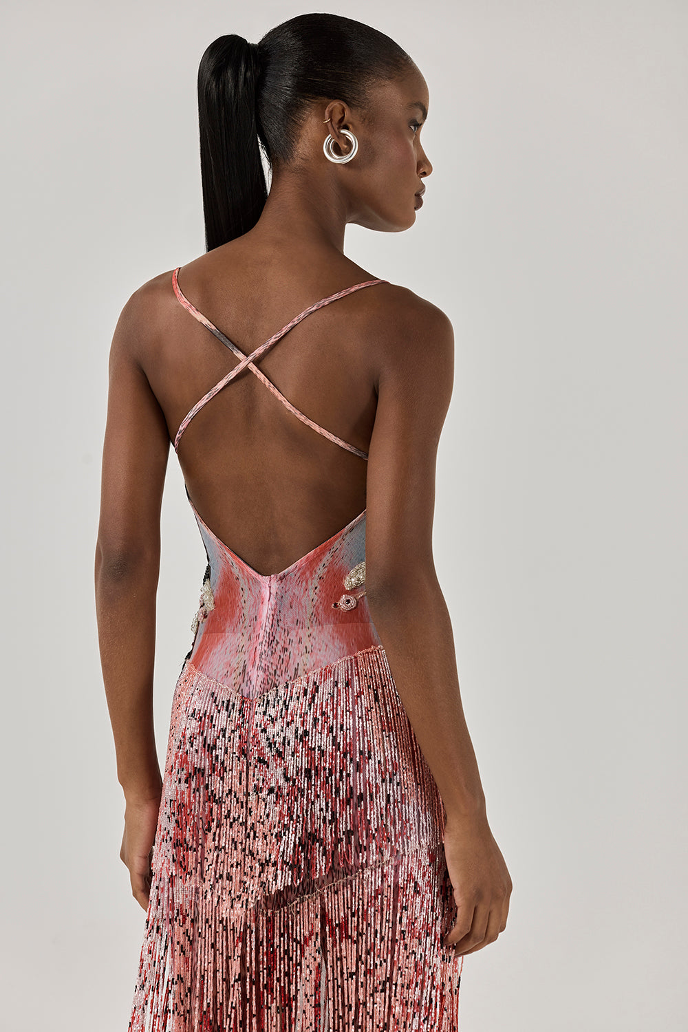 VESTIDO LONGO PAPILON LARANJA