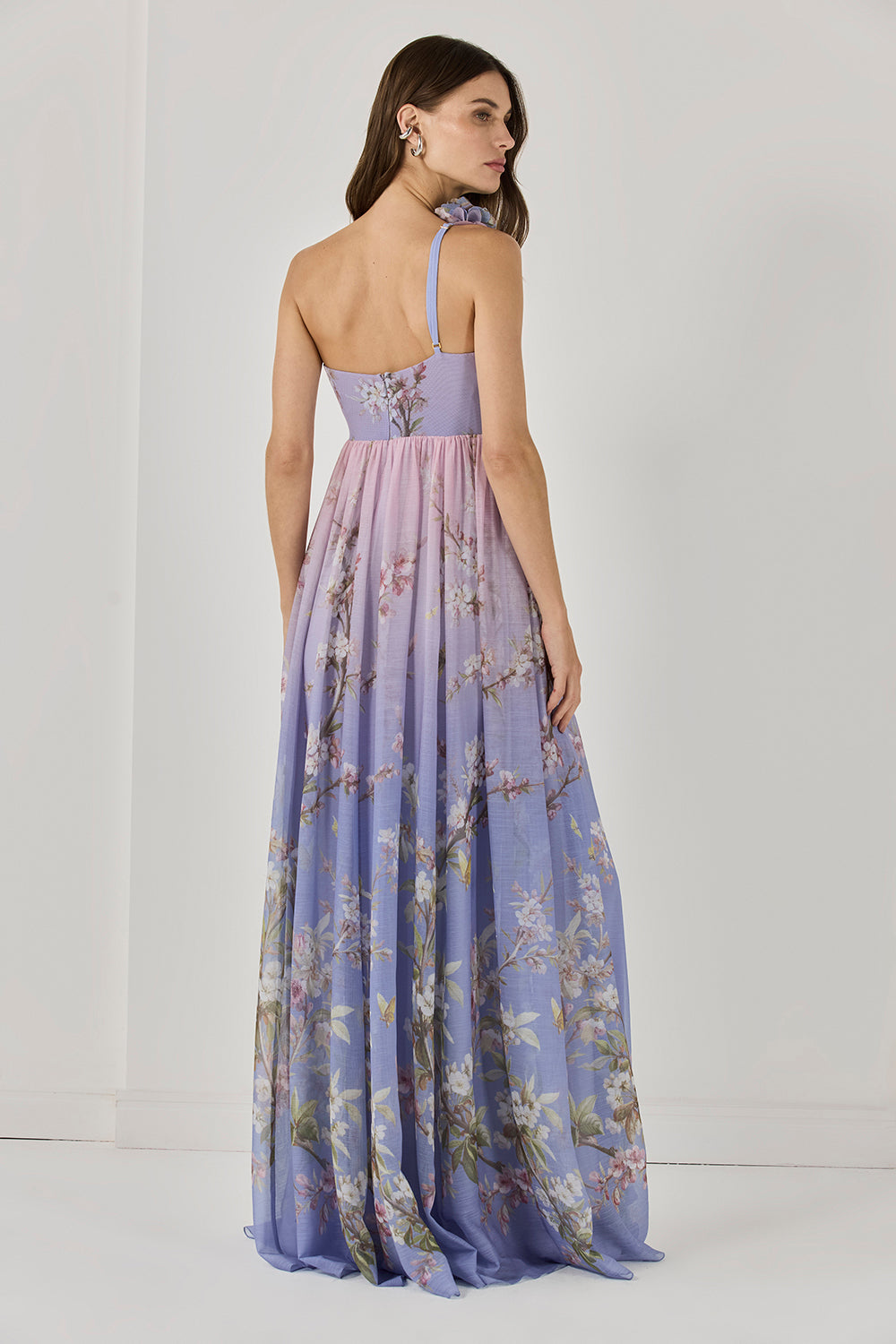 VESTIDO LONGO DELICATA LILAS