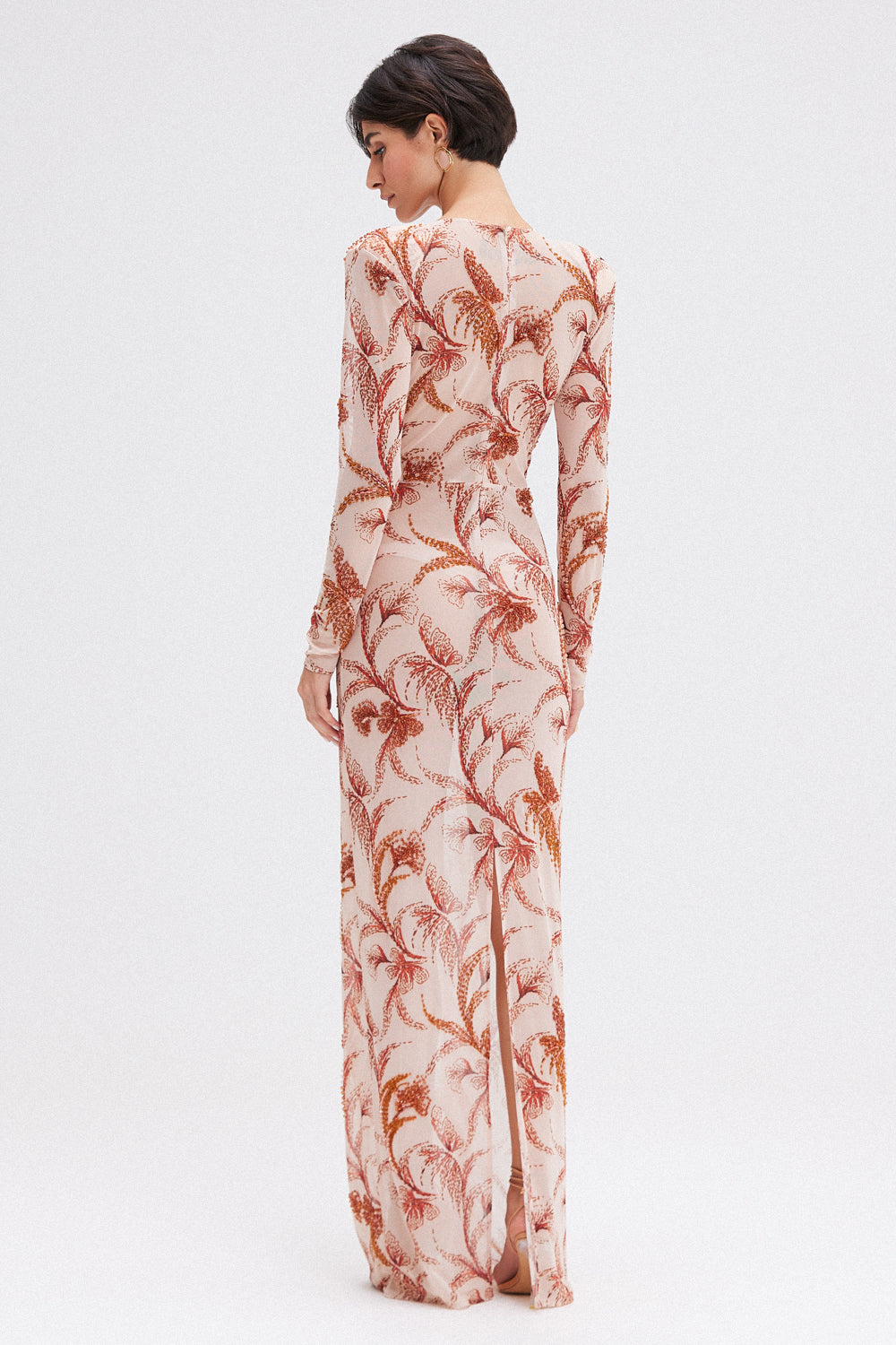 VESTIDO LONGO SUNSET BEGE