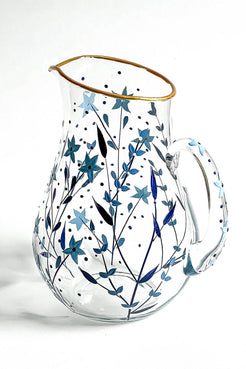 JARRA BLUE DAISY TRANSPARENTE