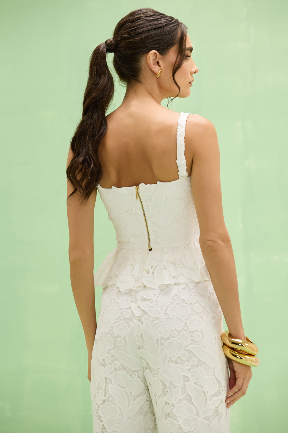 TOP RENDA MYSIE OFF WHITE