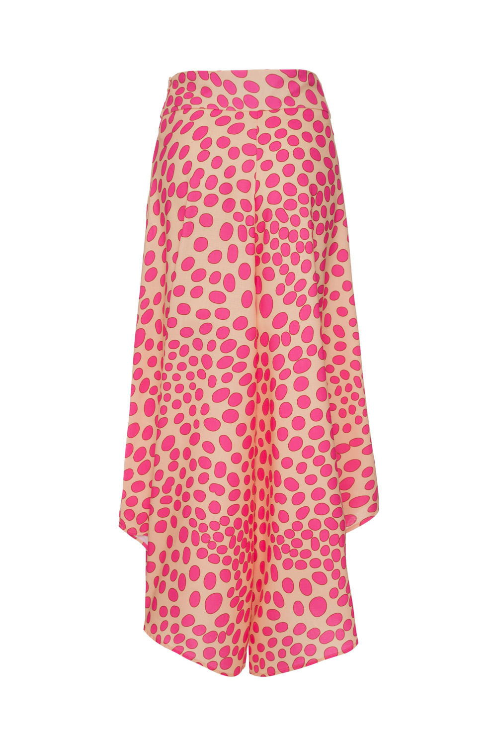 CALÇA AMPLA POÁ BOSSA ROSA