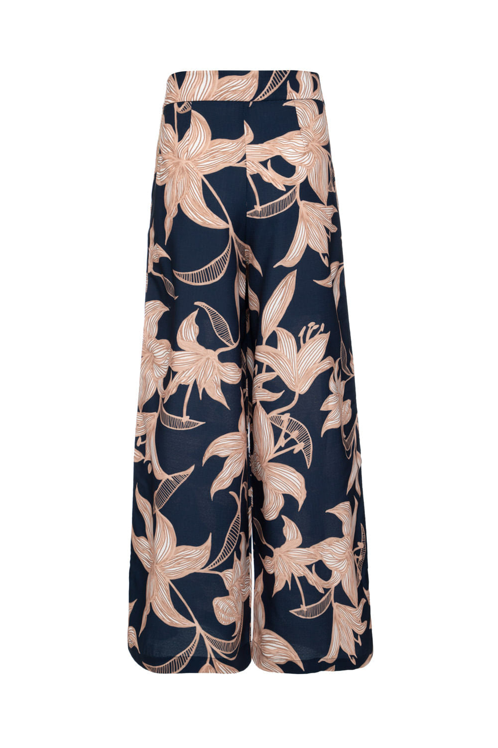 CALÇA AMPLA STARGAZER AZUL MARINHO