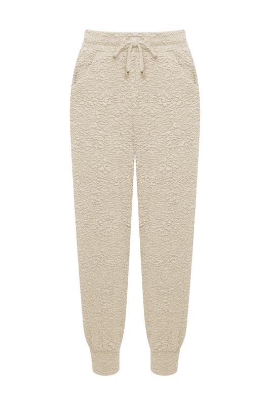 CALÇA PAPILON JACQUARD BEGE