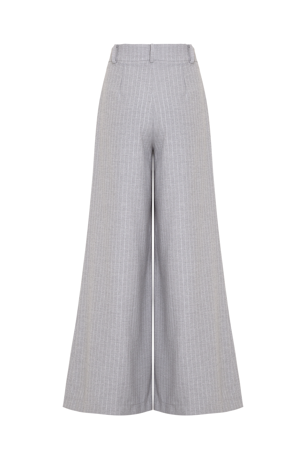 CALÇA METALLIC PINSTRIPE CINZA