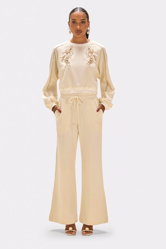 CALÇA MOLETOM ETERNITY BEGE