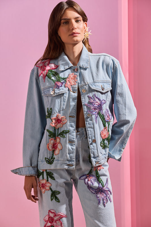 JAQUETA AMARYLLIS DENIM AZUL