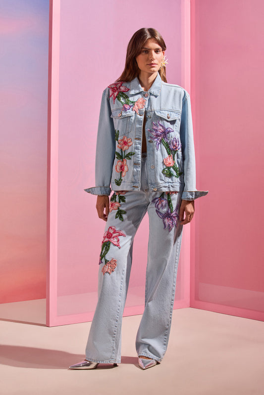 CALÇA AMARYLLIS DENIM AZUL