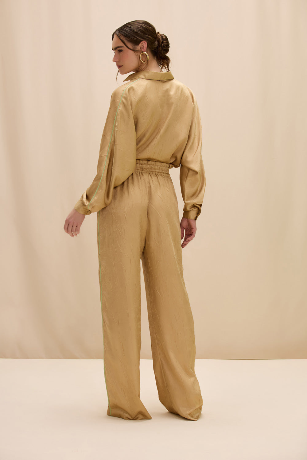 CALÇA STELLAR WEAVE BEGE