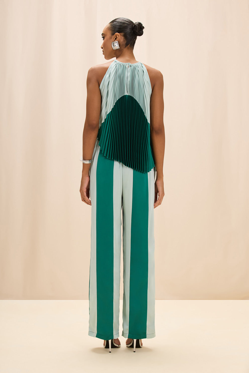 BLUSA CETIM IRIS VERDE