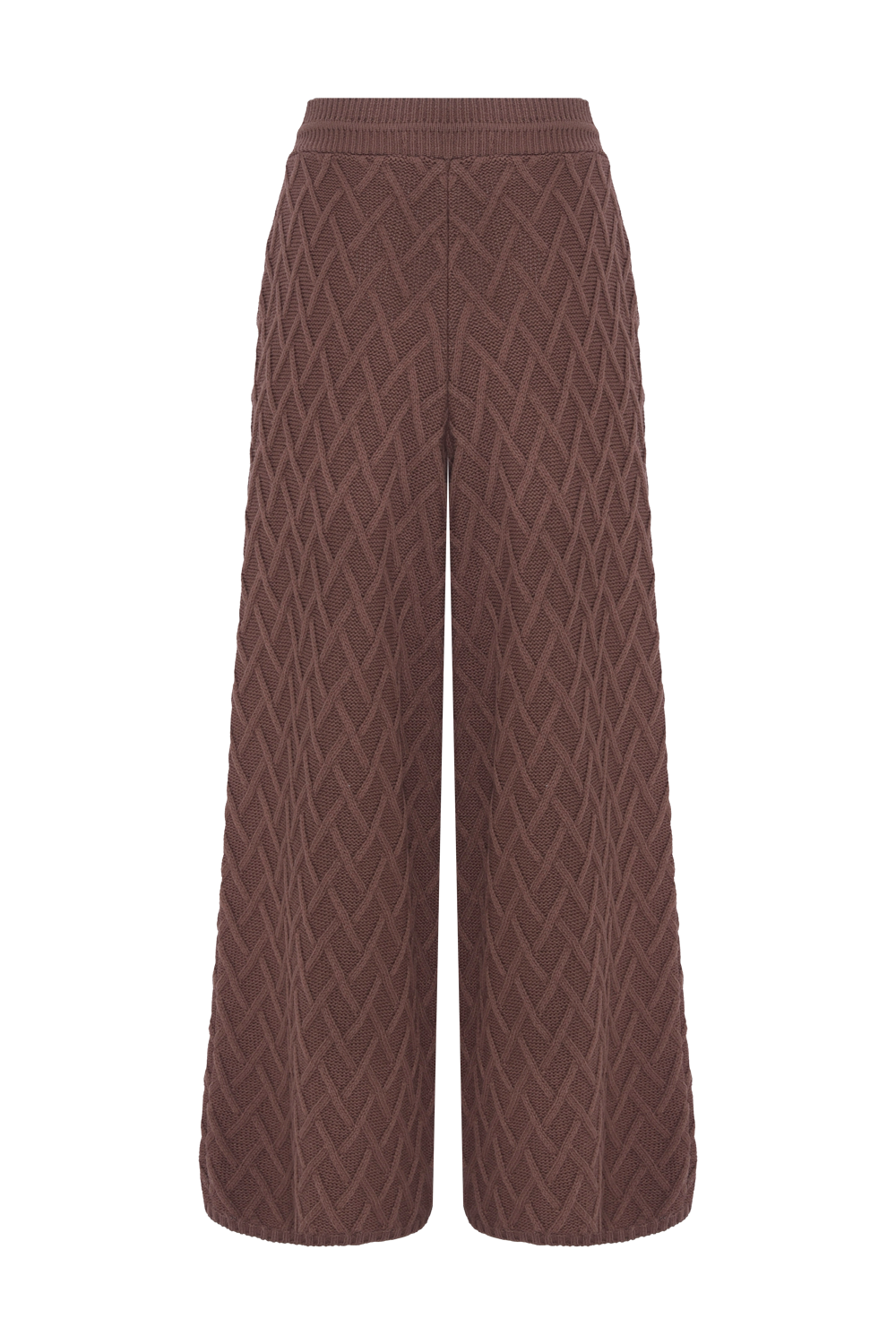 CALÇA TRICOT NARA MARROM