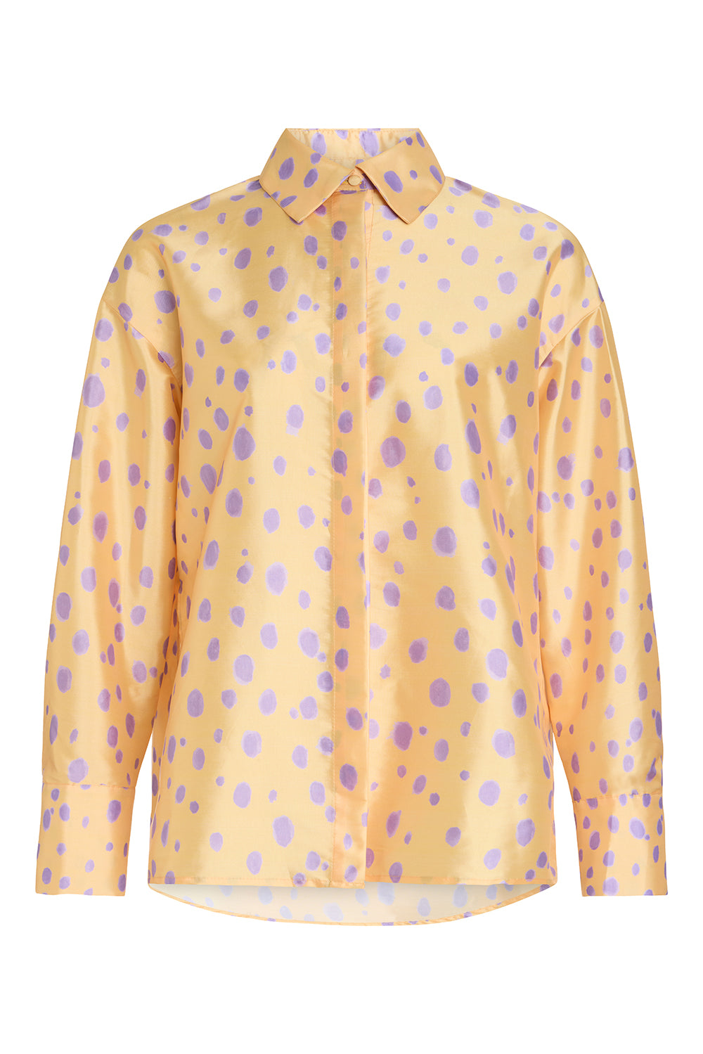 CAMISA PEONY DOTS AMARELO