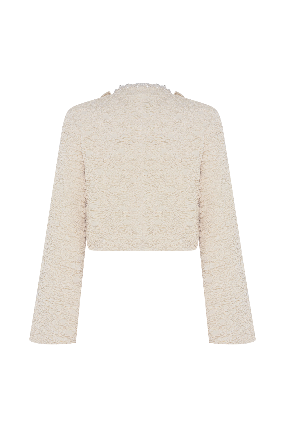CASACO PAPILON JACQUARD BEGE