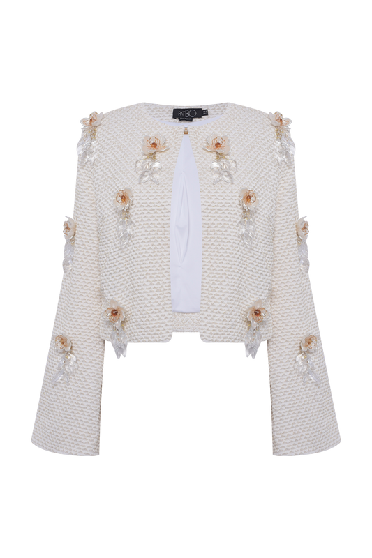 CASACO MALHA GAVEA OFF WHITE