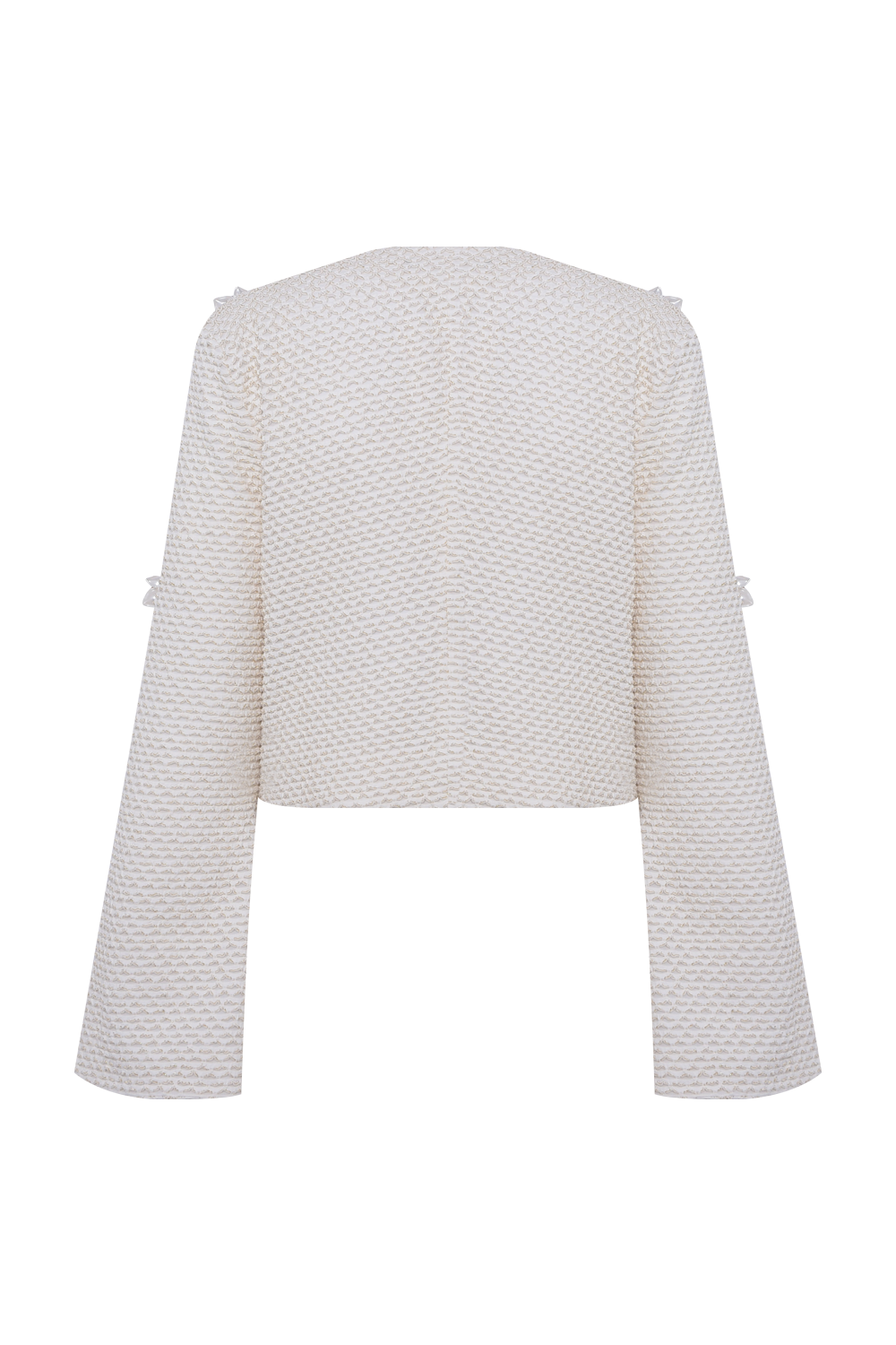 CASACO MALHA GAVEA OFF WHITE