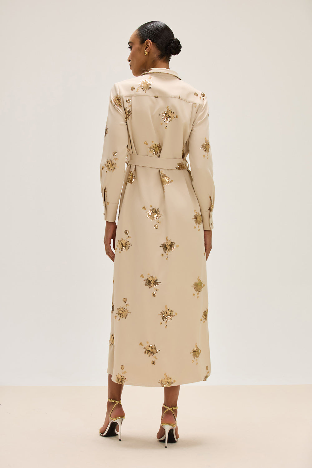 CHEMISE CREPE ALVOR BEGE