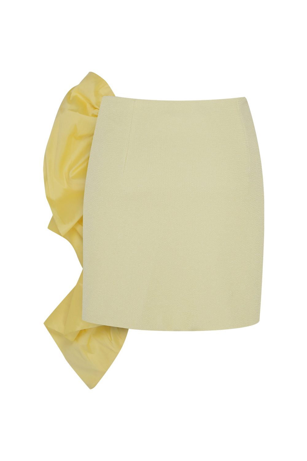 SAIA CURTA TAFETA TARSILA AMARELO