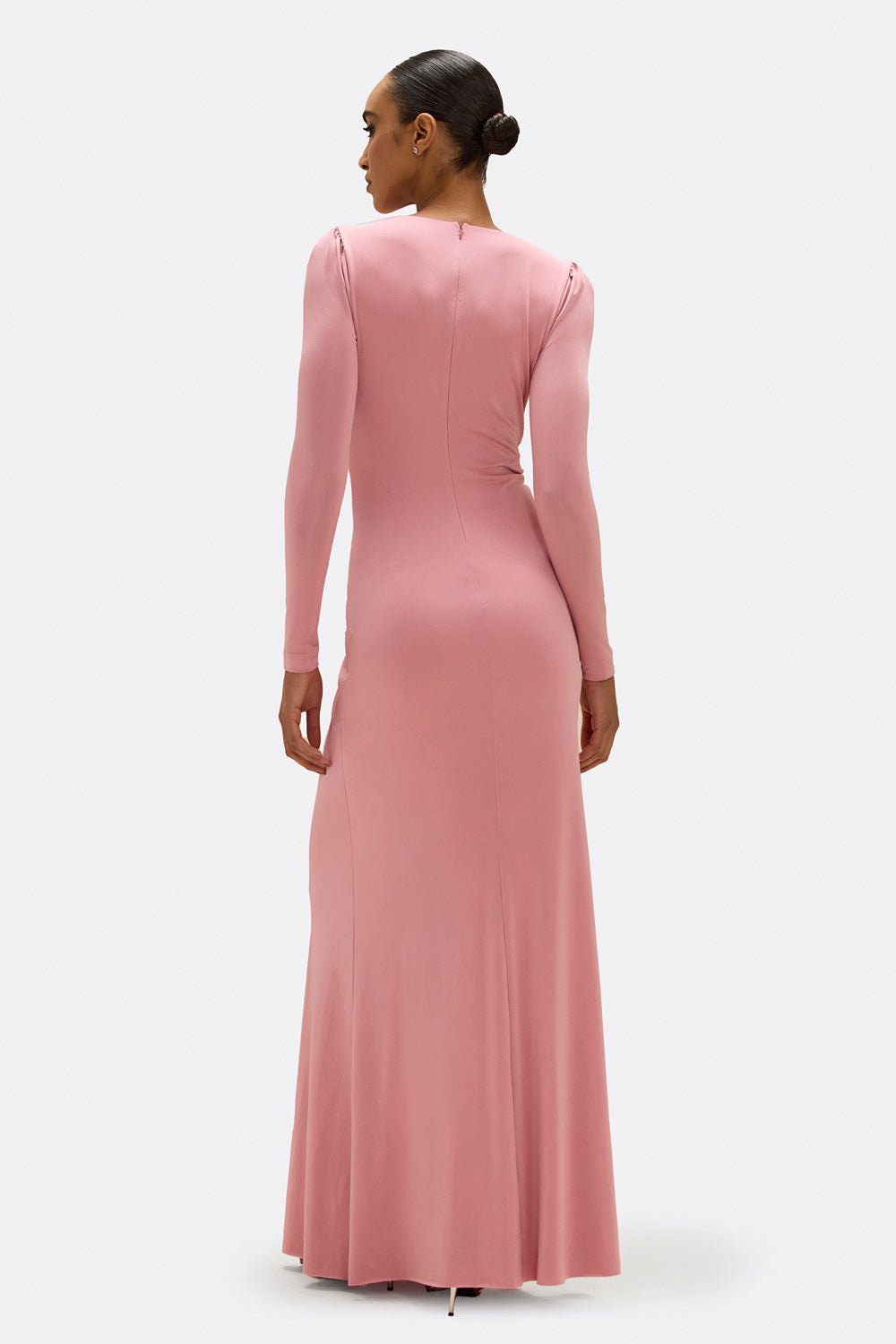 VESTIDO LONGO SUNKISSED JERSEY ROSA