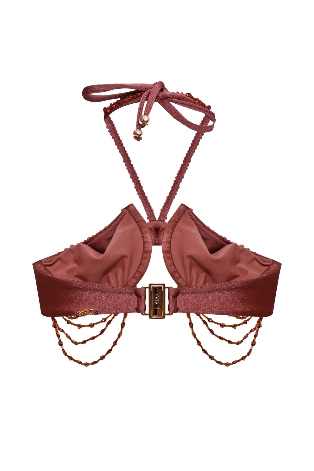 TOP DE BIQUINI GOLDEN DUNE LYCRA COBRE