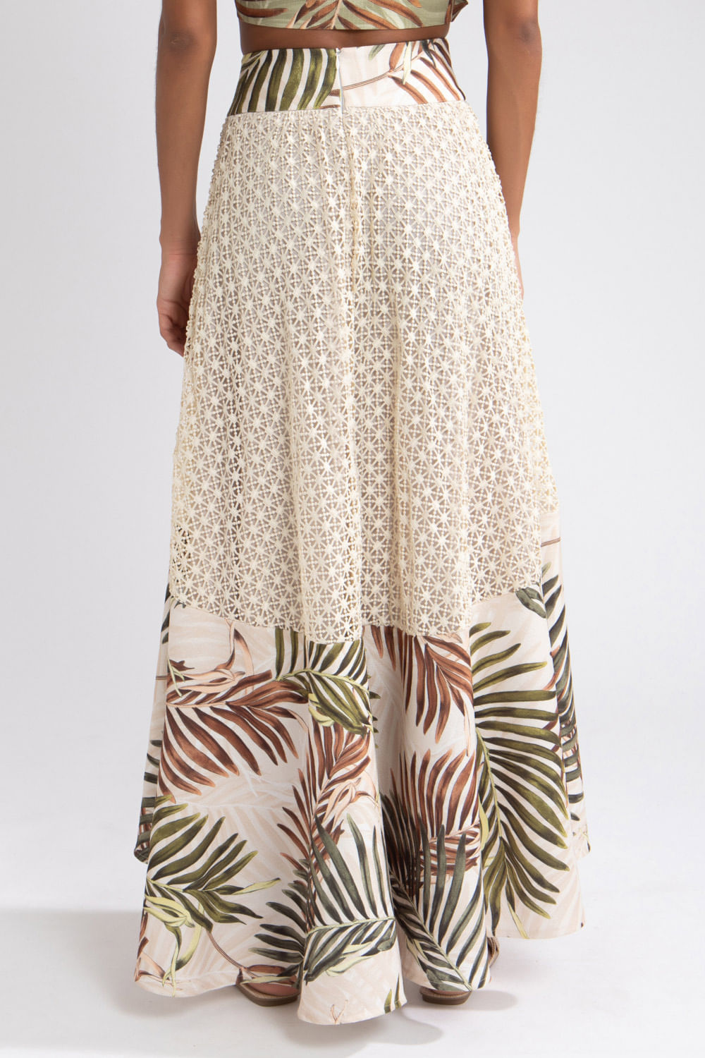 SAIA LONGA TROPICAL BIANCA OFF WHITE